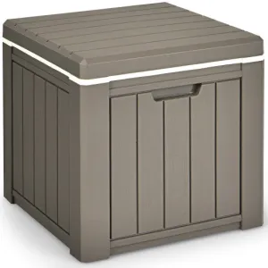 10 4-in-1 Gallon Storage Cooler for Picnic and Outdoor Activities-Brown