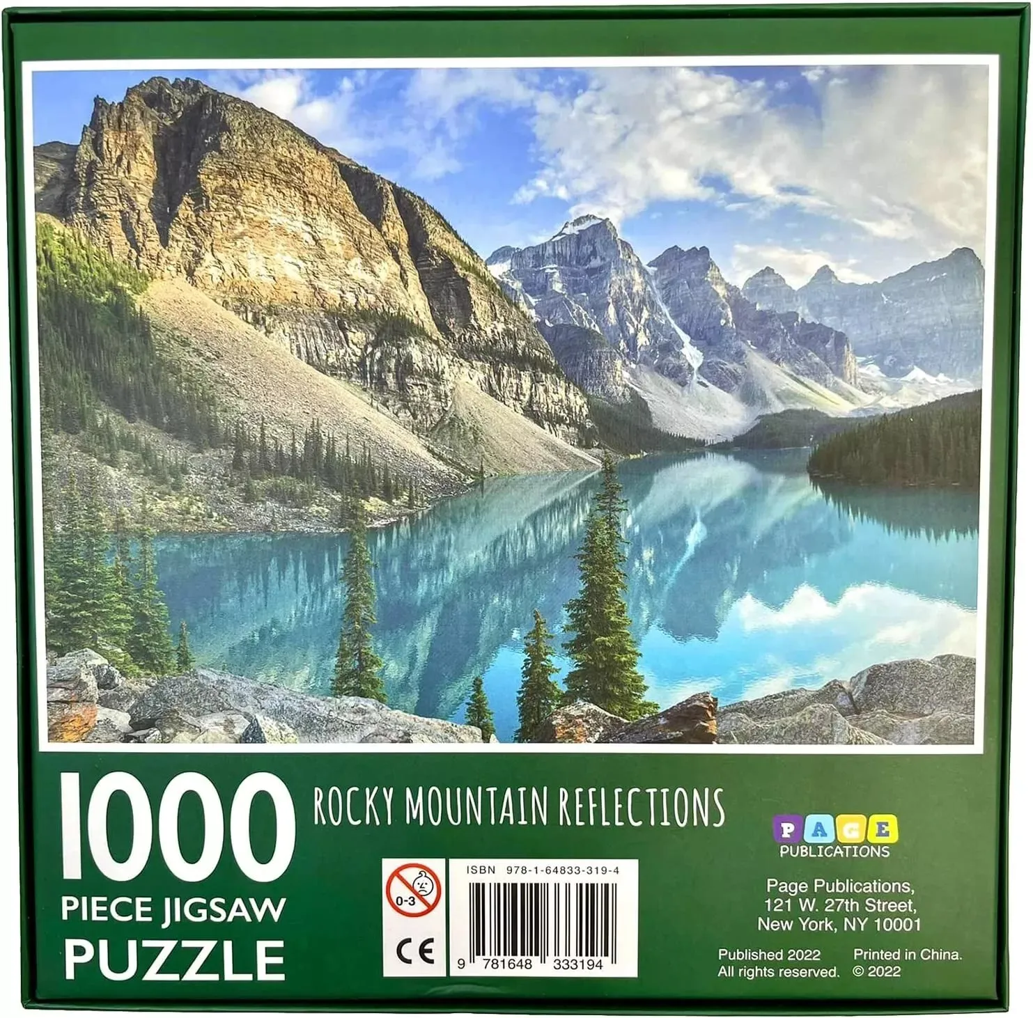 1000-Piece Jigsaw Puzzle, Rocky Mountain