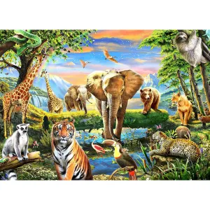 1000 Pieces Puzzles For Adults, Animal World Jigsaw Puzzle Challenging Nigh