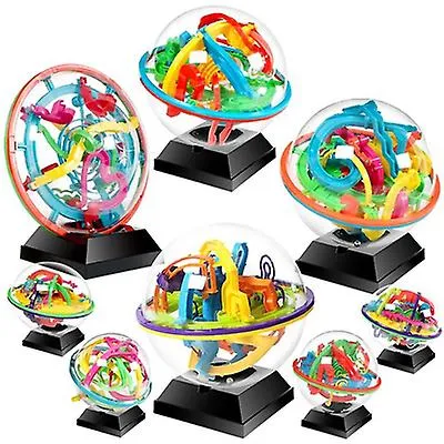 17*17cm 158 levels Challenge Orbit Maze Ball Game 3D Maze Ball Children's Educational Toys Magic Maze Ball AZ11999