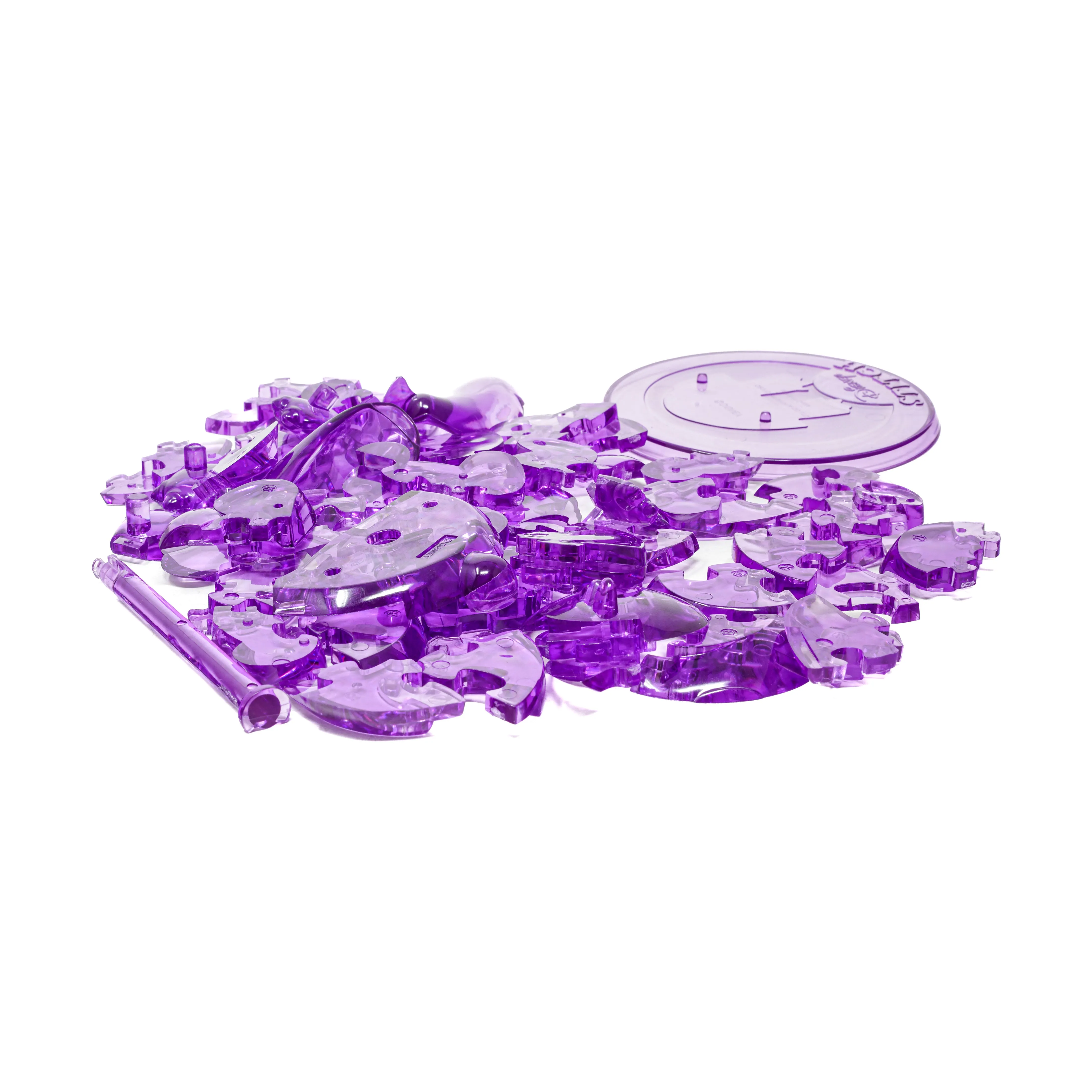 3D Crystal Puzzle - Disney Stitch (Purple): 43 Pcs