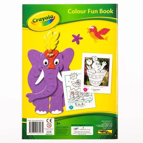 Alligator Books Crayola Colour Fun Book - English