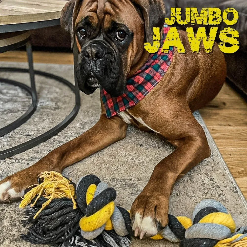 Ancol Jumbo Jaws 50cm Chunky Tug Rope Toy