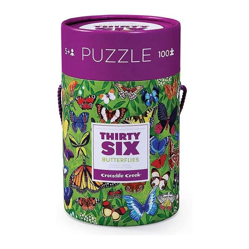 Animal Puzzle 100pc - Butterflies