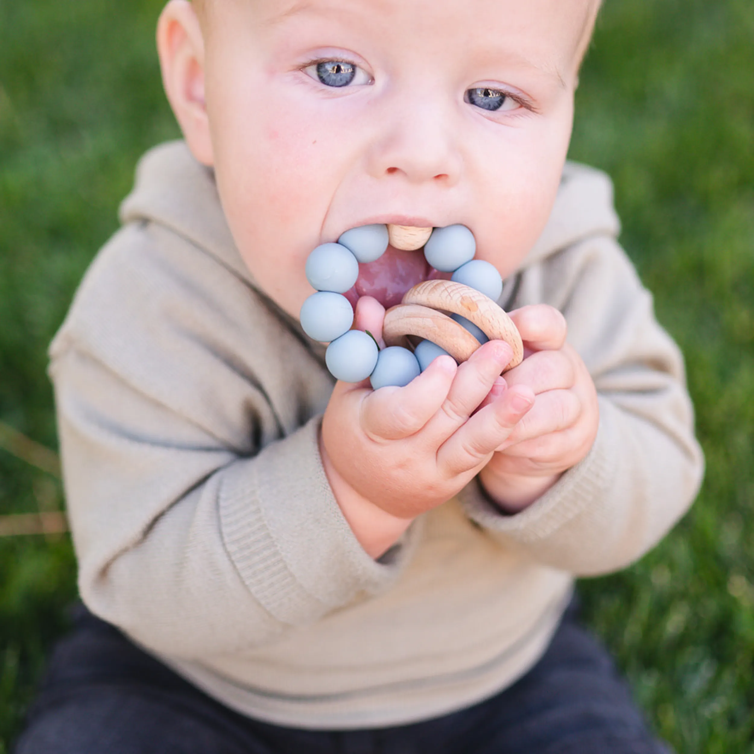 Apricot Teething Ring