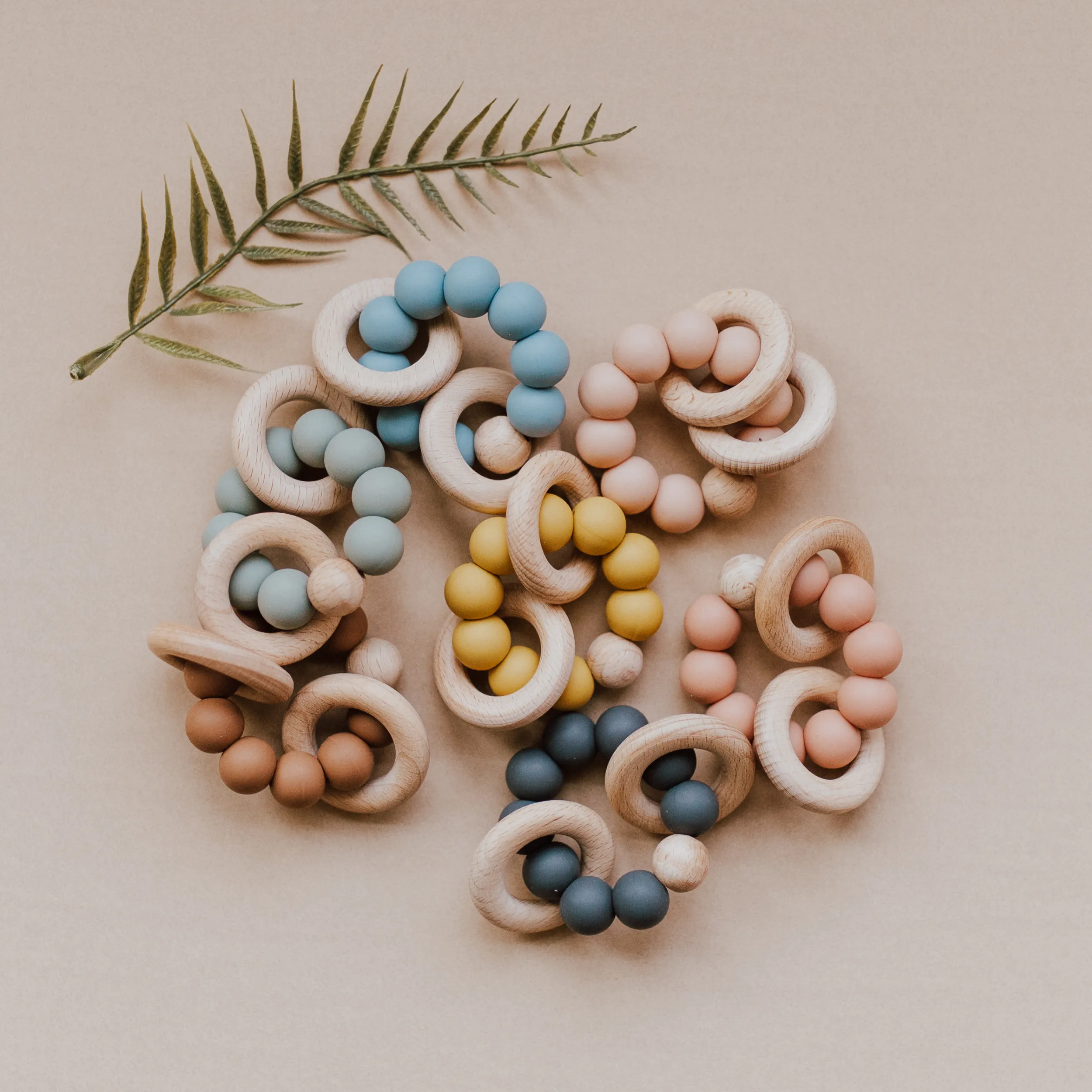 Apricot Teething Ring