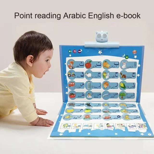 Arabic English Educational Cognitive Early Learning E-book For Kids - QT0857