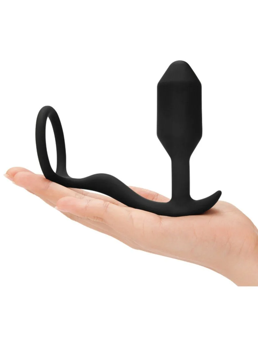 b-Vibe Snug and Tug  COCK RING PROSTATE PLUG