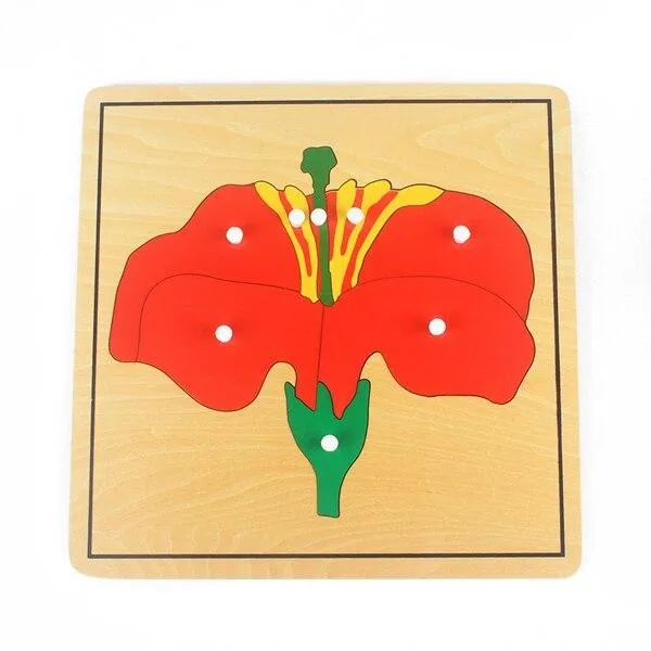 Baby Toy Kids Flower/Plant/AnimalsPuzzle for Children Wood for Early Childhood Education Preschool Training Learning