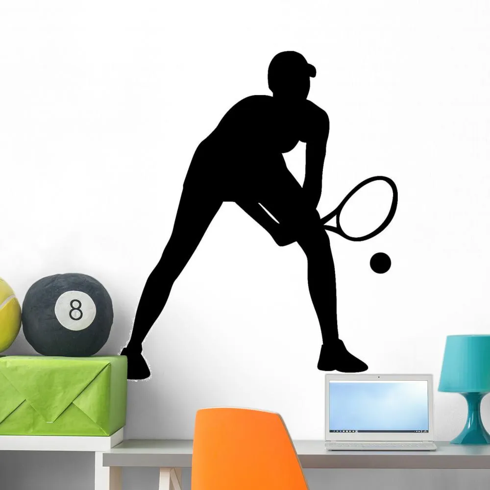 Bouncing Tennis Sports Wall Decal