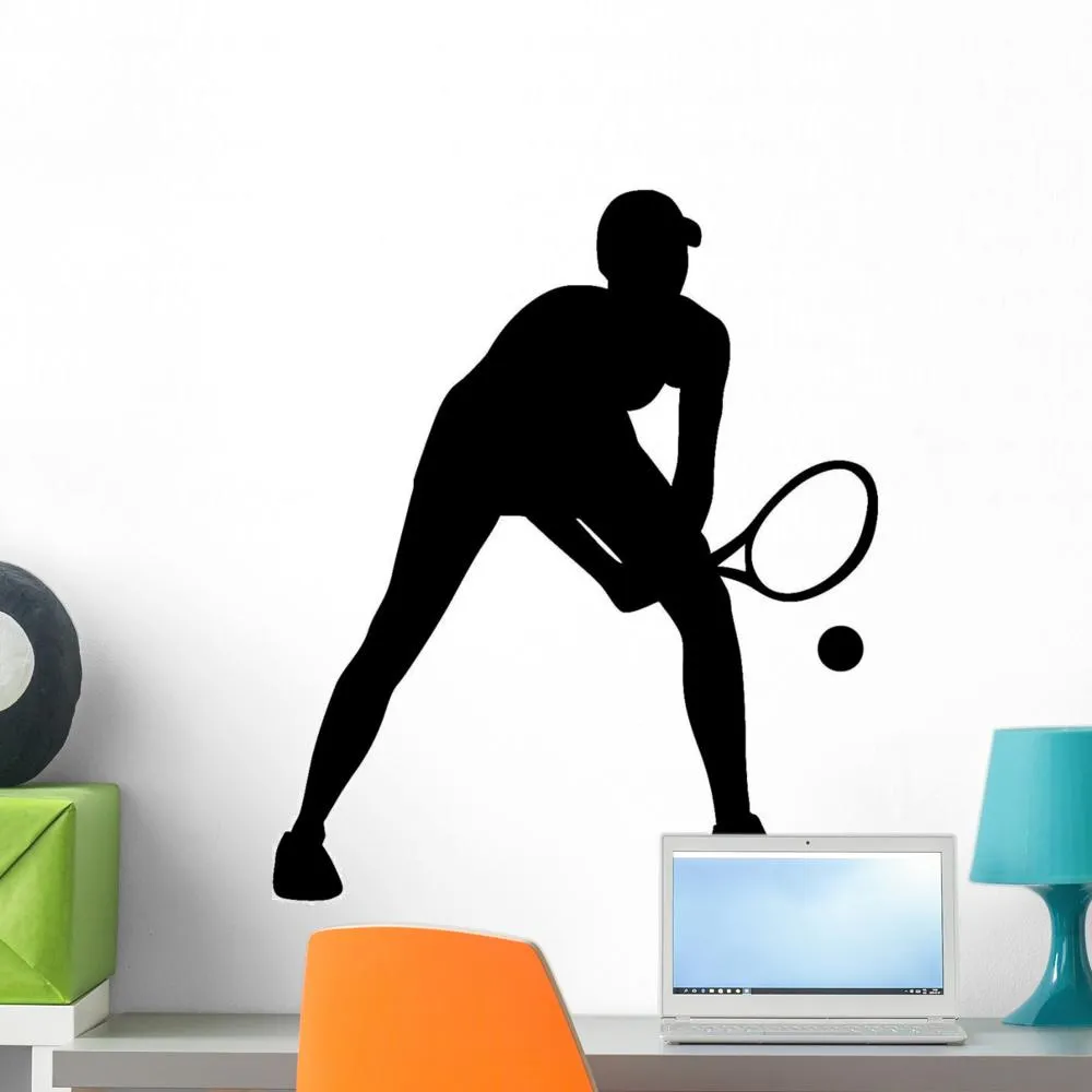 Bouncing Tennis Sports Wall Decal