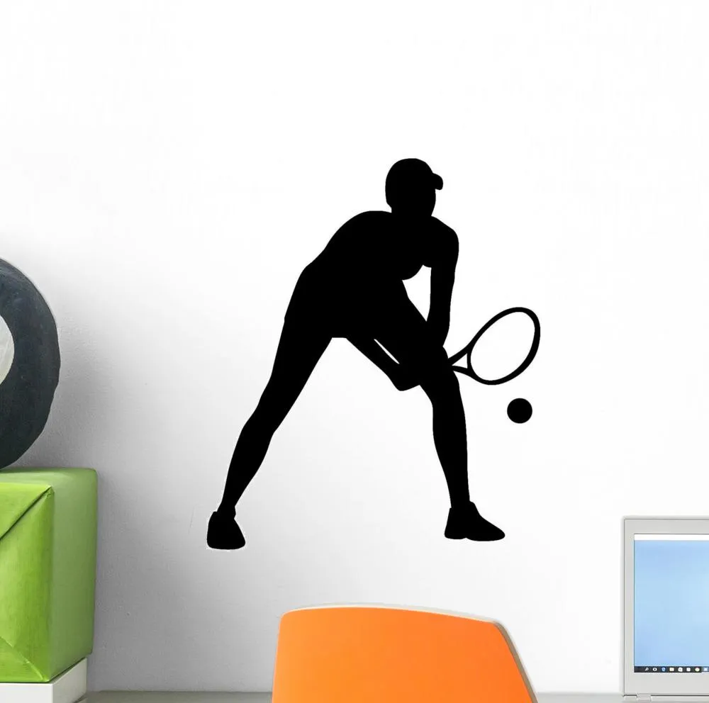 Bouncing Tennis Sports Wall Decal