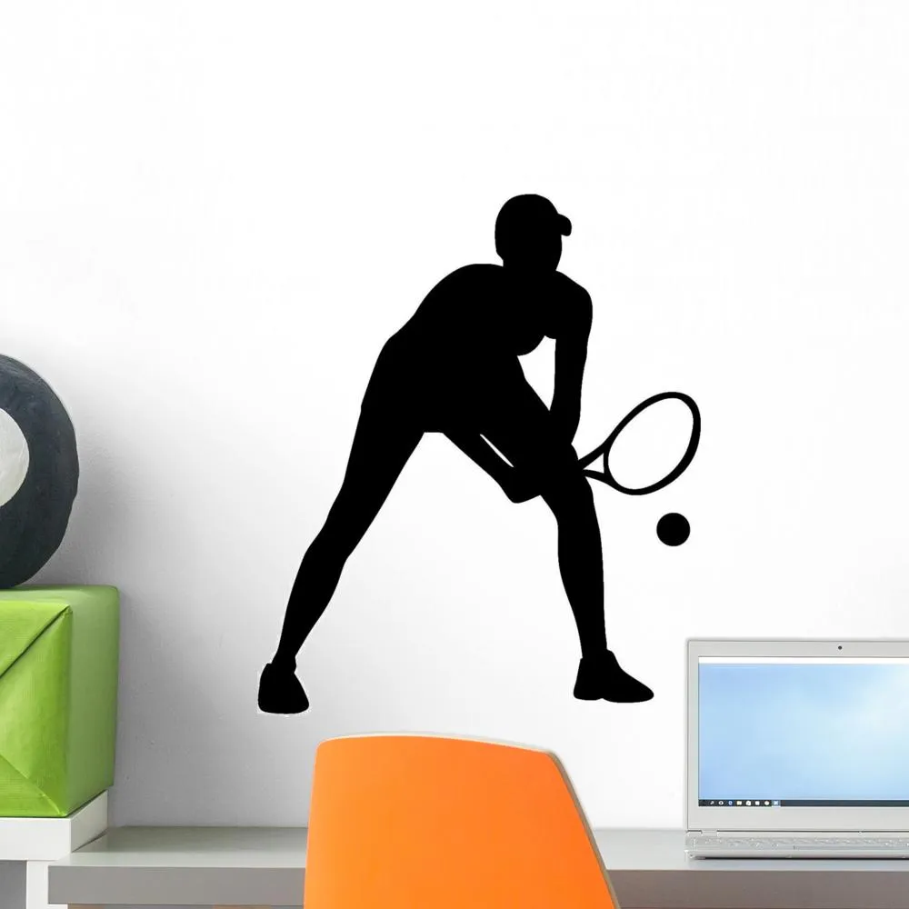 Bouncing Tennis Sports Wall Decal