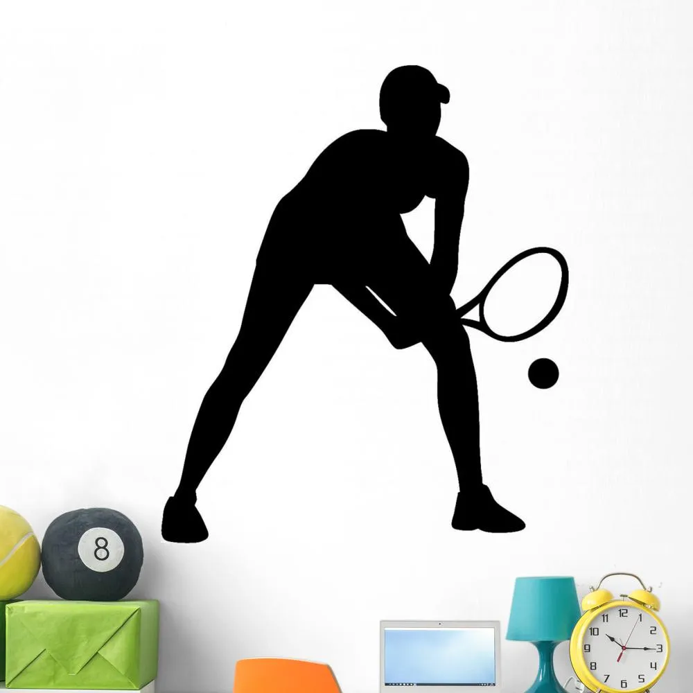 Bouncing Tennis Sports Wall Decal