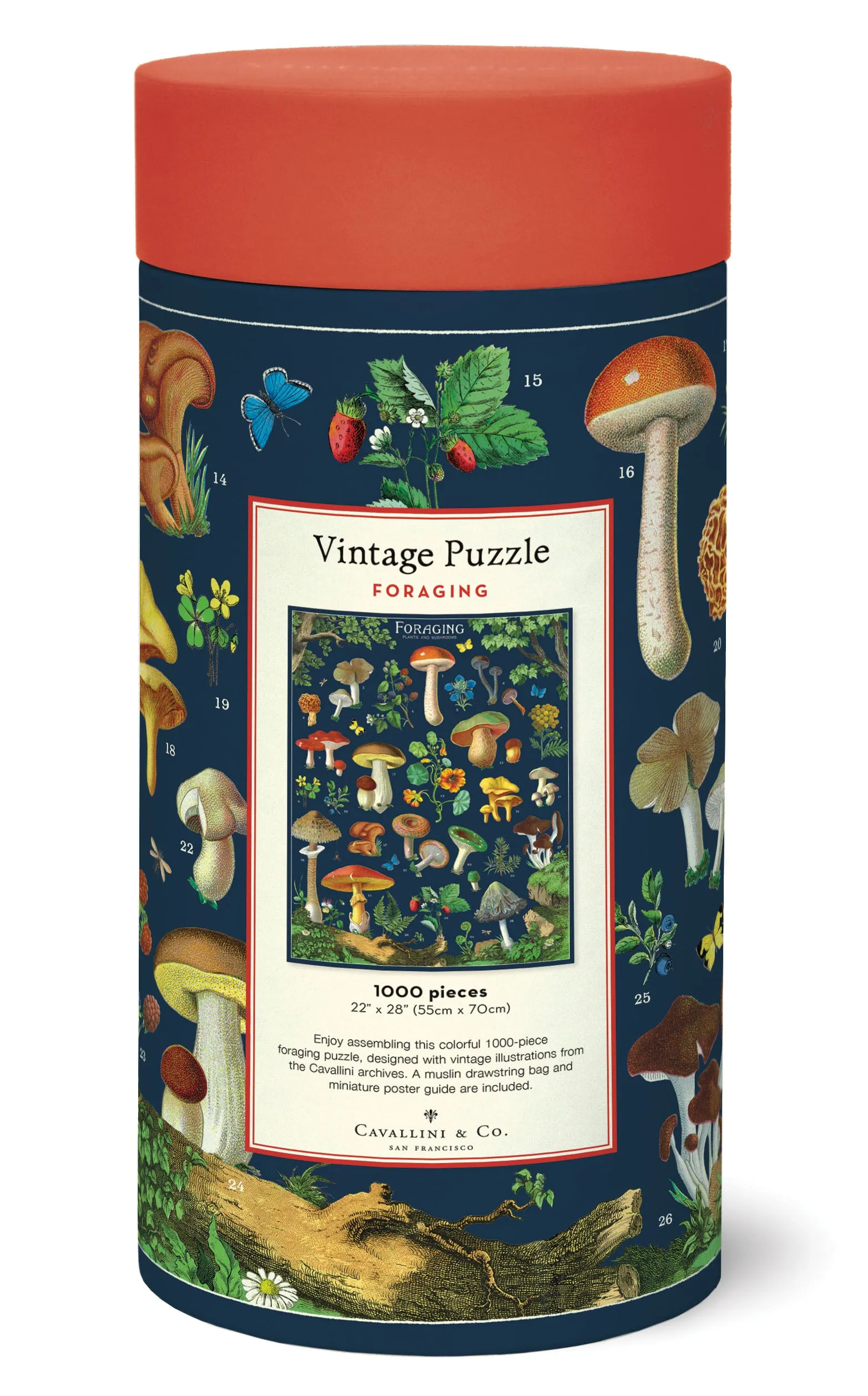 Cavallini & Co. Forage 1000 Piece Puzzle