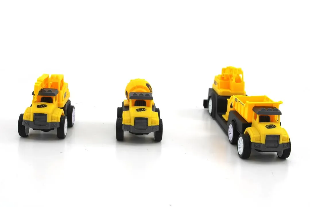 Construction Vehicles Toy Building Kit Educational Puzzle Toys for Kids 4pcs Set