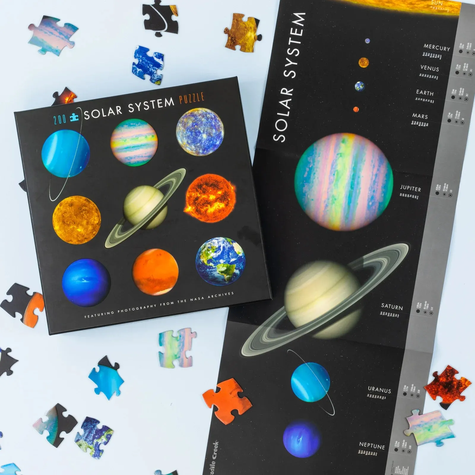 Crocodile Creek 23 - Solar System Space Puzzle 200pc