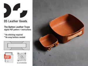 DS-006 The Batten Leather Trays Digital Pattern