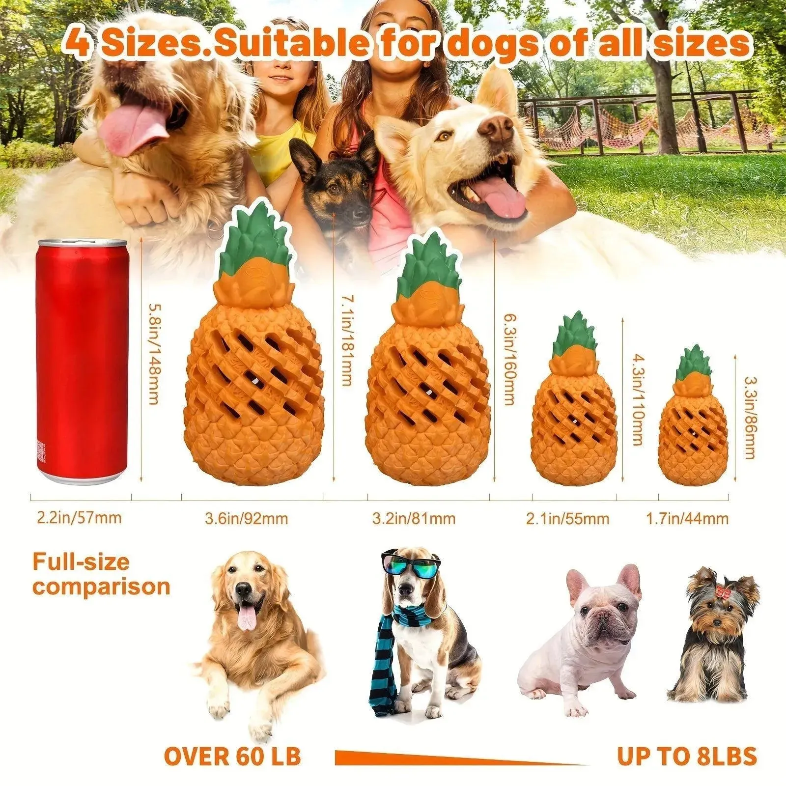 Durable Chew Toys for Aggressive Dogs - Tough & Dental Health