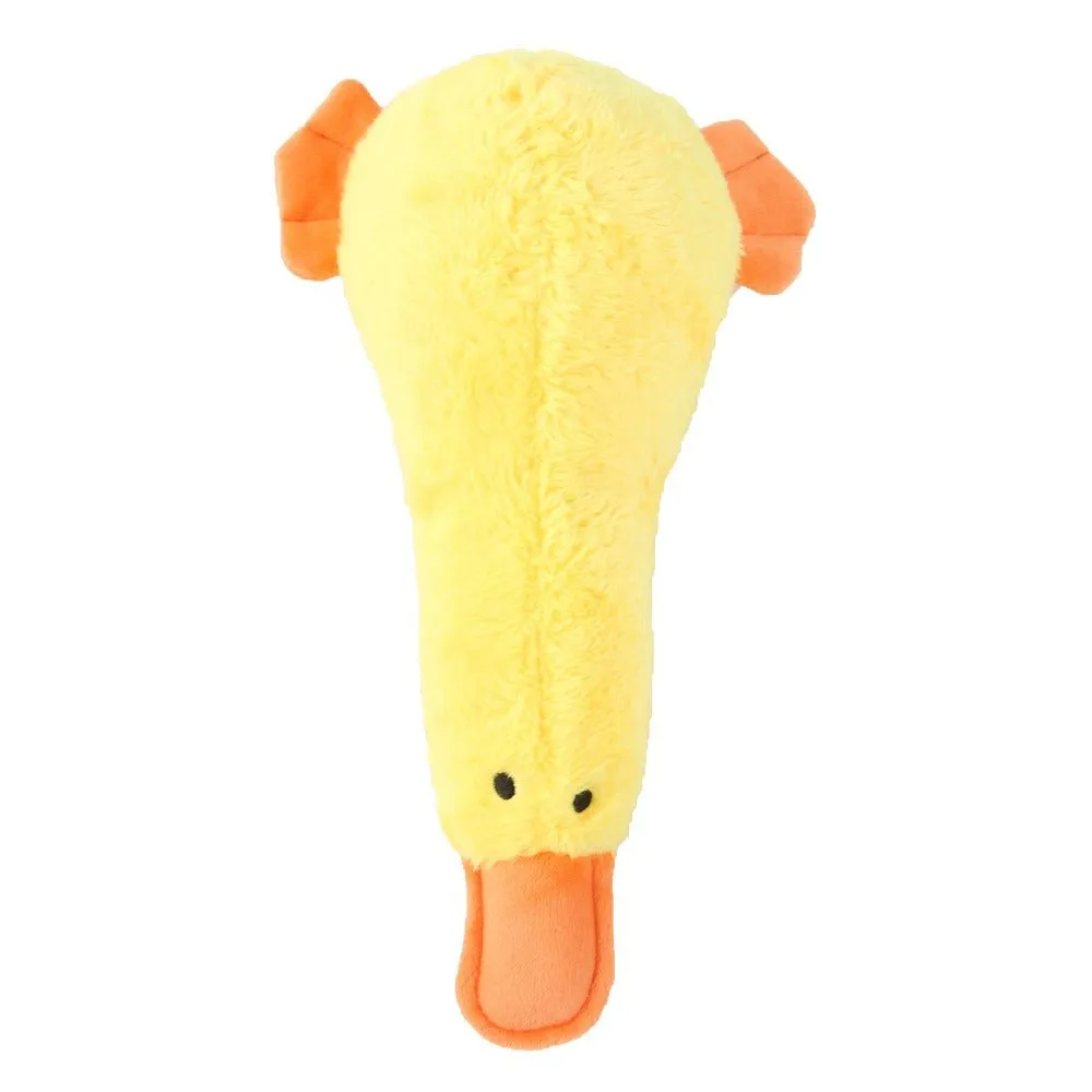 Durable Plush Duck Dog Chew Toy