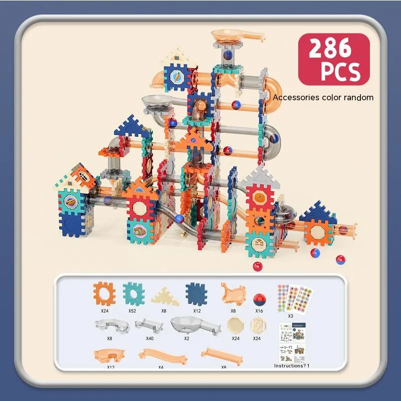 Electric Building Blocks Gear Rotating DIY Educational Toys