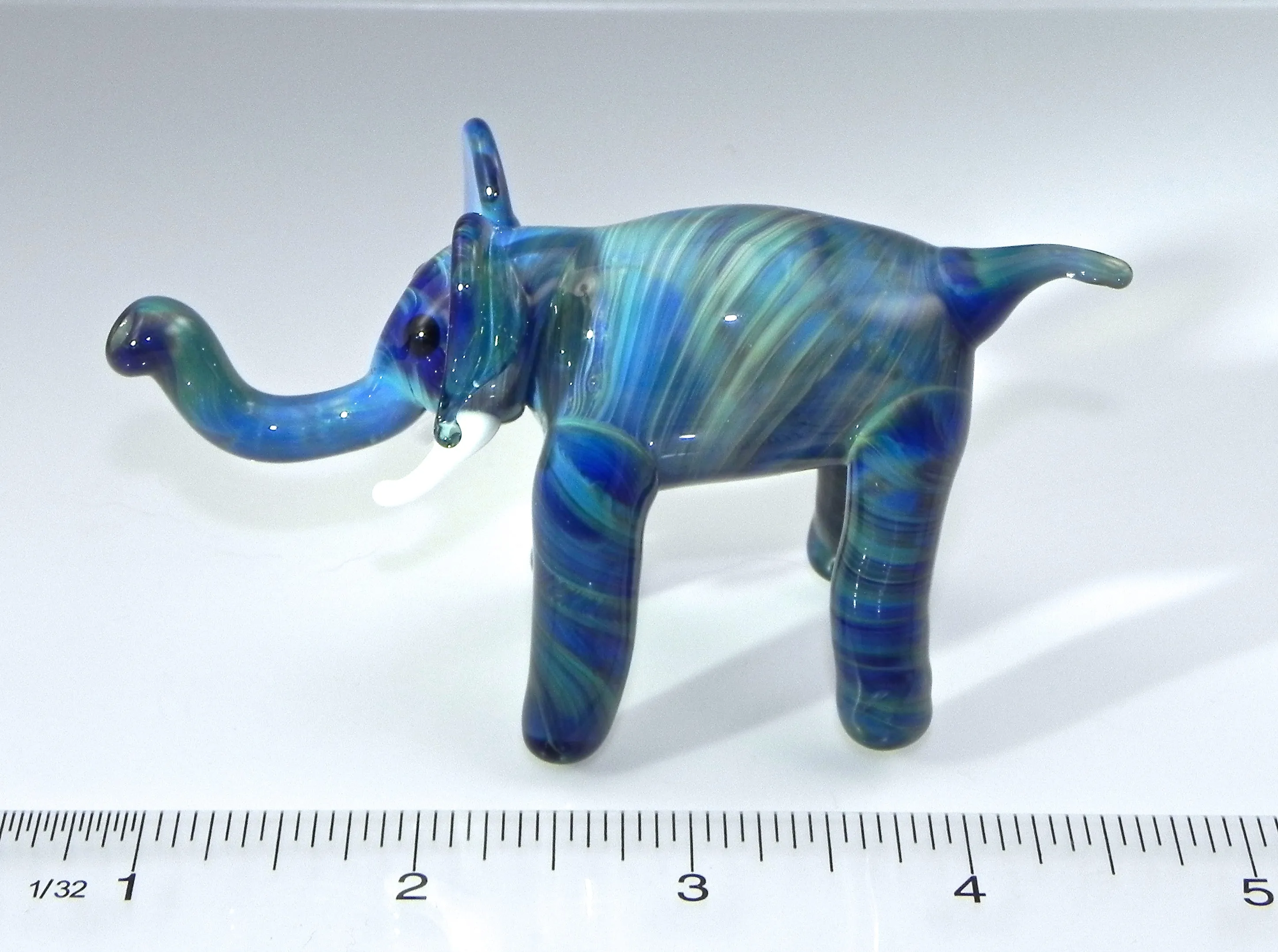 Elephant Figurine with Cremation Ash