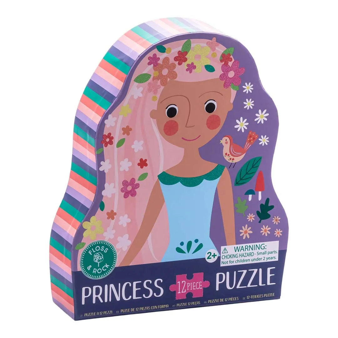 Floss & Rock 12 Piece Shaped Jigsaw Puzzle w/ Shaped Box