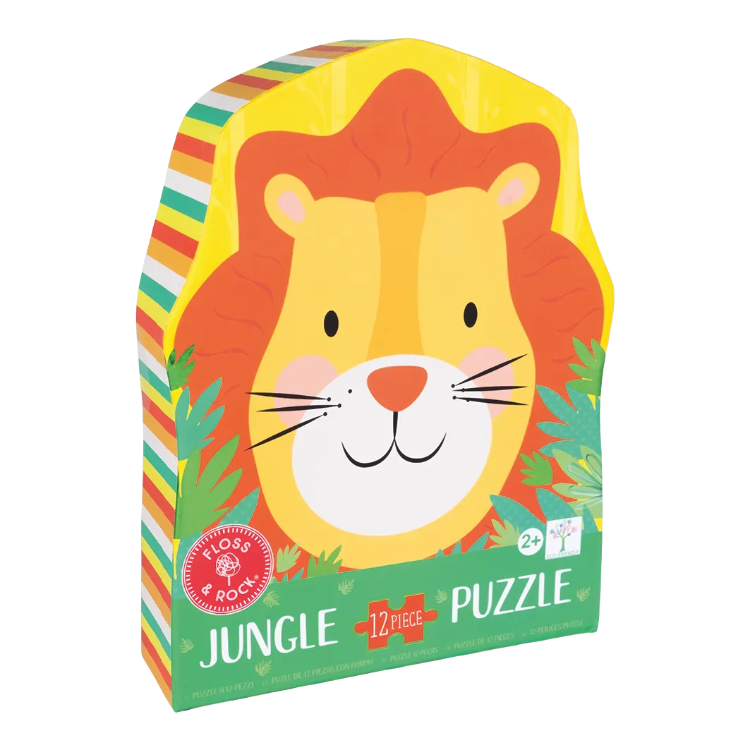 Floss & Rock 12 Piece Shaped Jigsaw Puzzle w/ Shaped Box