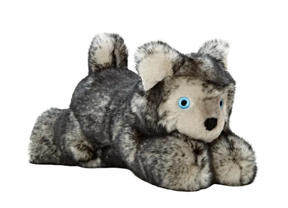 Fluff & Tuff Blanca Wolf Plush Dog Toy -Wholesale