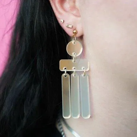 Frosted Alba Earrings