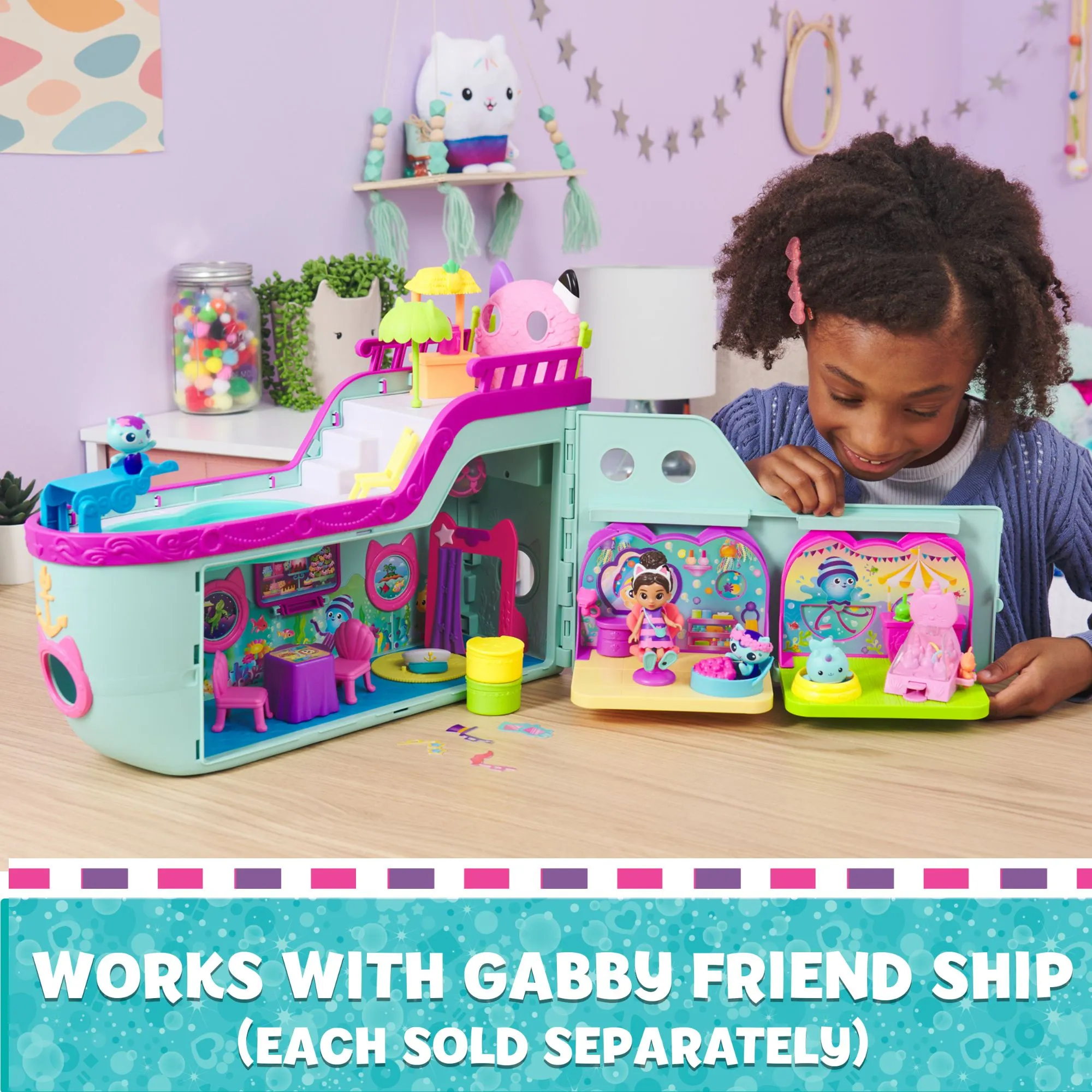 Gabby's Dollhouse Deluxe Room – Mercat's Seaside Spa Room