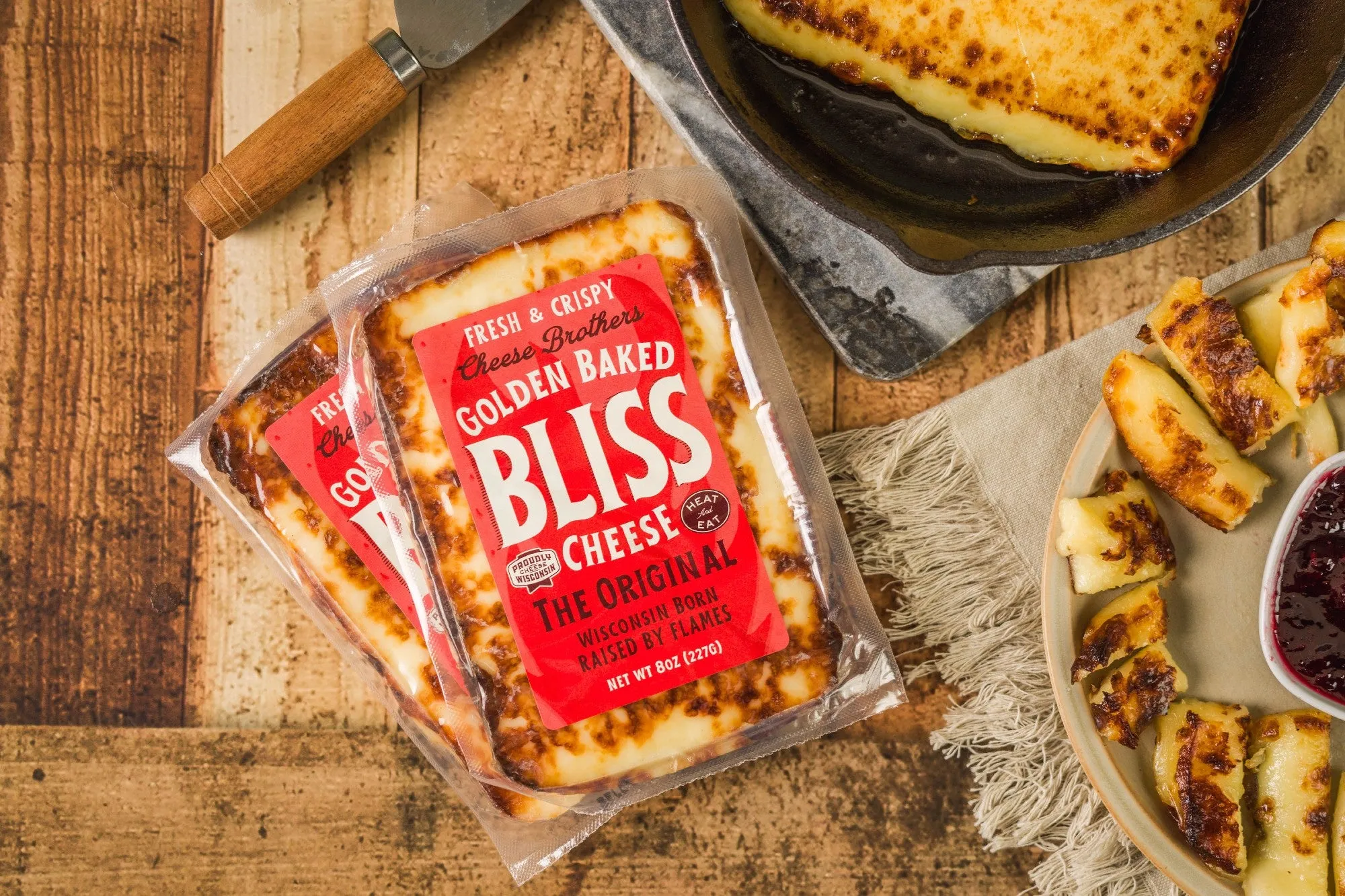 Golden Baked Bliss Cheese