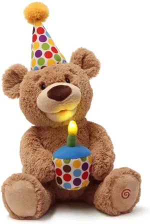 Gund Happy Birthday Teddy 17" Animated