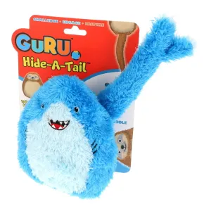 GURU Hide A Tail Shark Plush Dog Enrichment Toy Medium