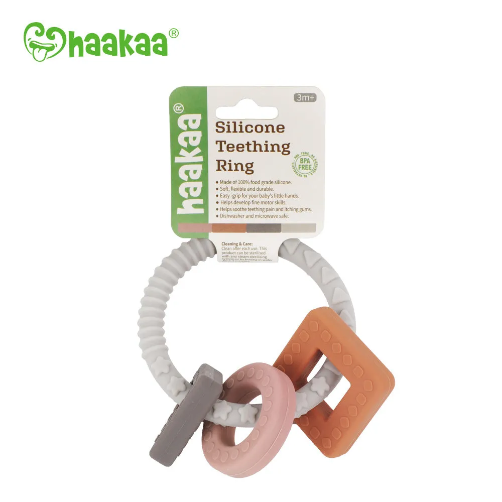 Haakaa Silicone Teething Ring 1 Pk