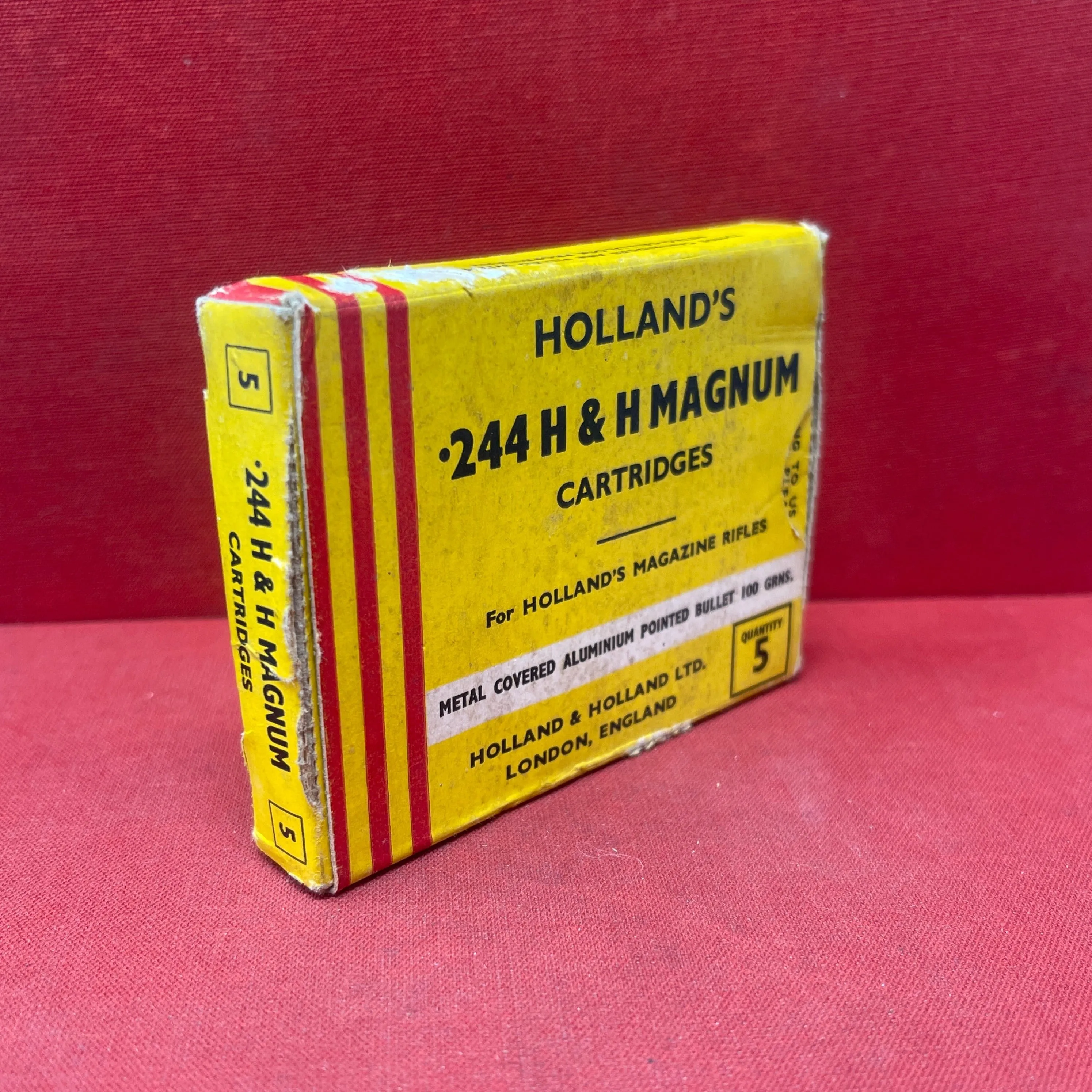 Hollands .244 H&H Magnum Cartridges