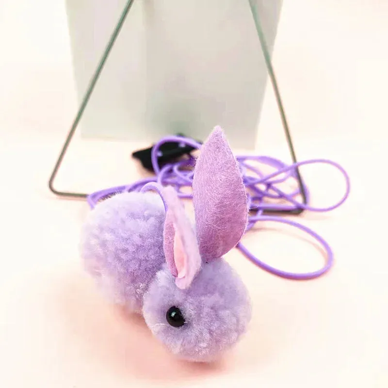 Interactive Hanging Door Cat Toy with Plush Mouse