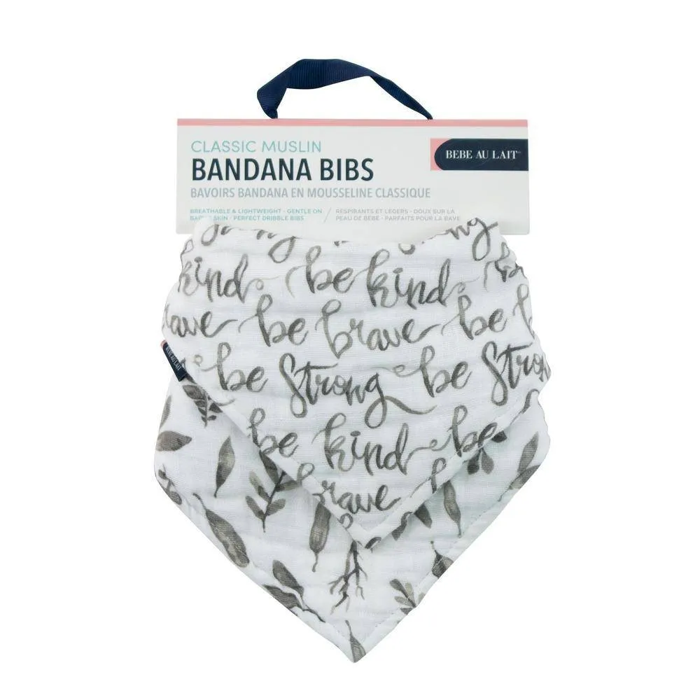 Just Be   Leaves Bandana Bib Set