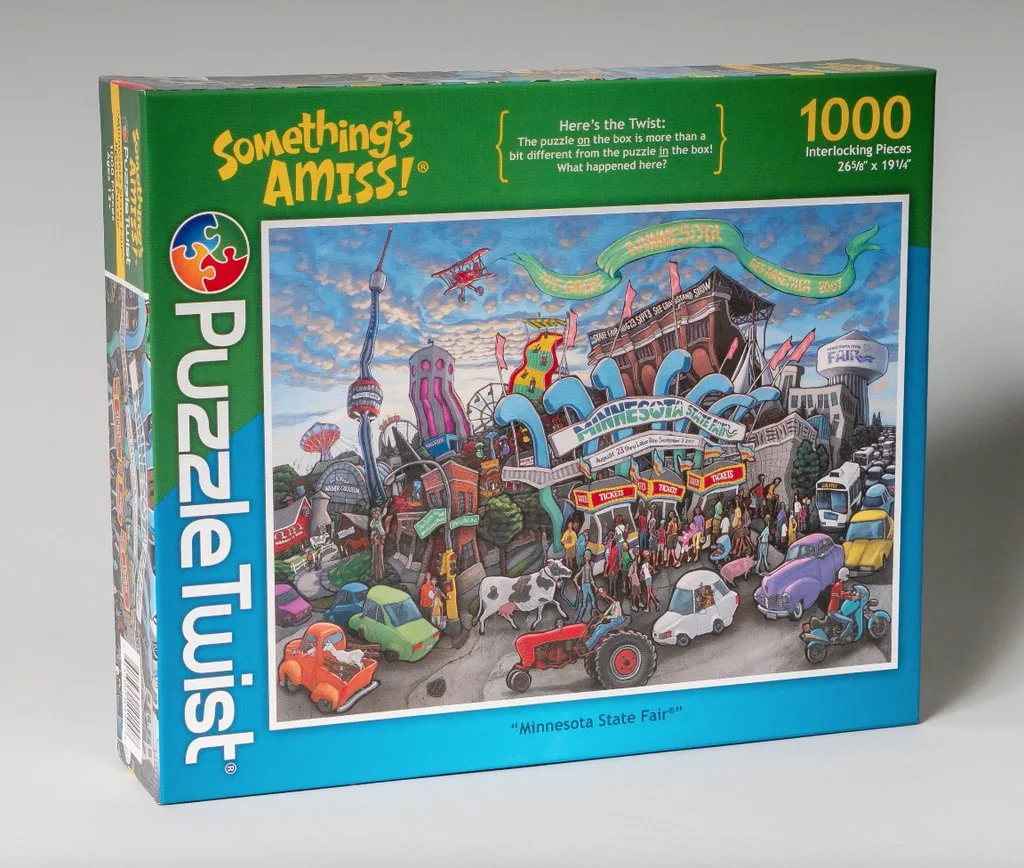 Minnesota State Fair 1000 Piece Puzzle Twist Jigsaw Puzzle - Quick Ship