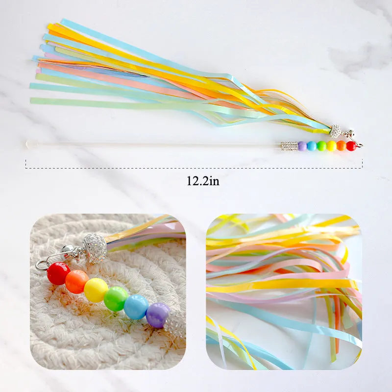 Moo - Colorful Tassel Cat Teaser Wand