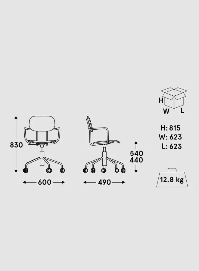 New School Plywood School Chair with Height Adjustment (Customizable)