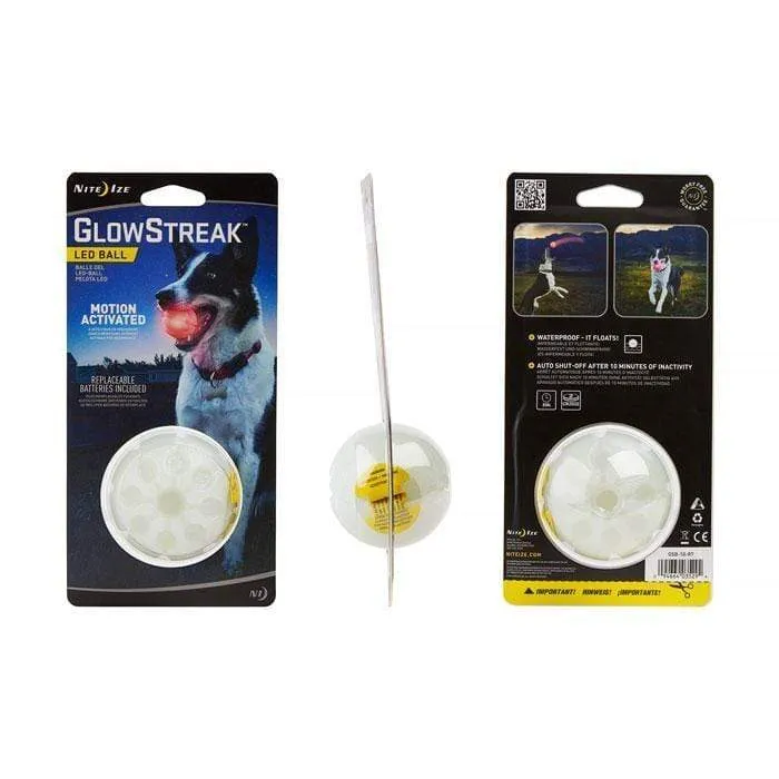 Nite Ize Glowstreat LED Ball for Dogs