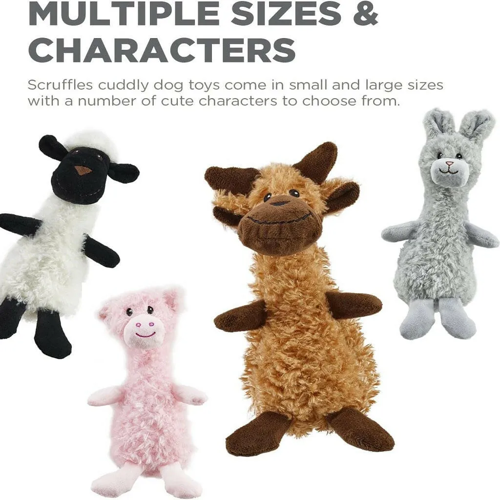 Outward Hound Scruffles Moose Plush Squeaky Toy For Dogs