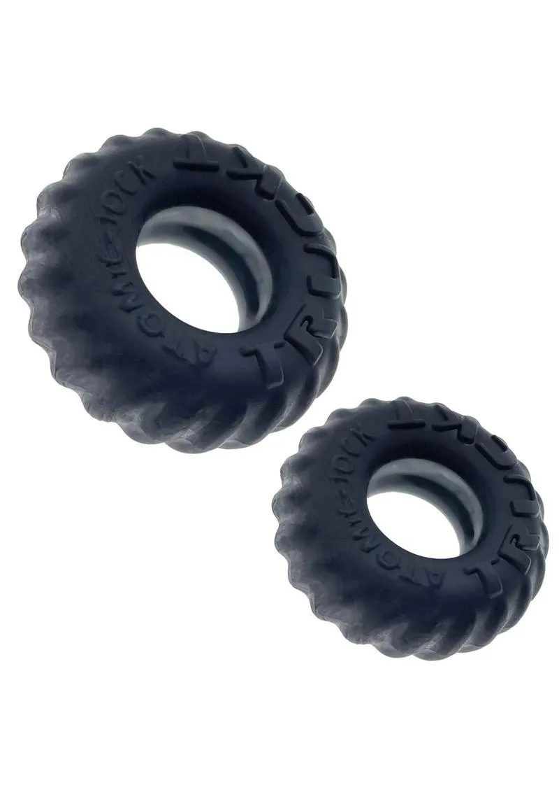 Oxballs Truckt Plus  Silicone Cock Ring (2 Pack) - Night Edition