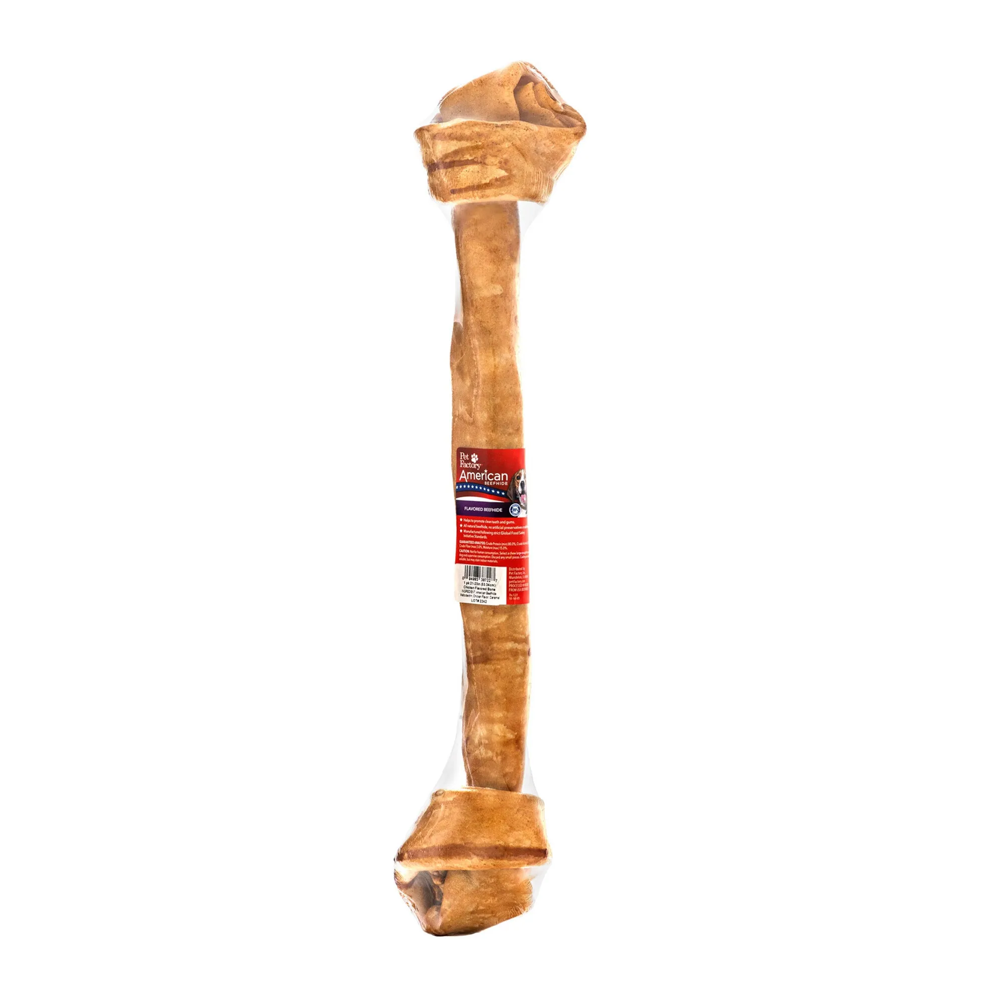 Pet Factory - American Beefhide Bone - Flavored Dog Treats