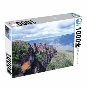 Puzzlers World 1000-Piece Jigsaw Puzzle, Blue Mountains