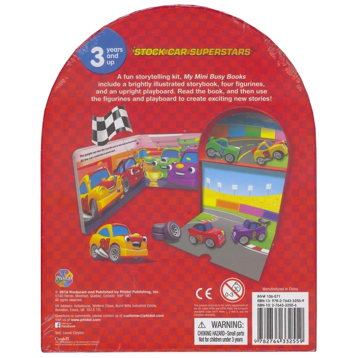 RACE CARS MINI BUSY BOOK - Multicolour