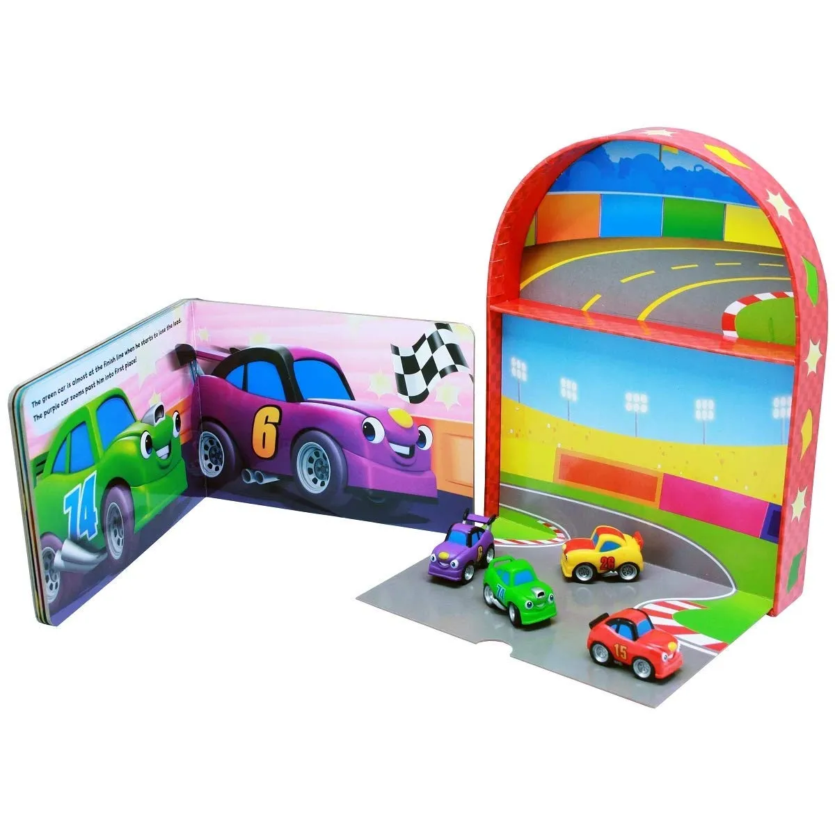 RACE CARS MINI BUSY BOOK - Multicolour