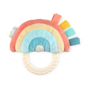 Rainbow Ritzy Rattle Pal™ Plush Rattle Pal with Teether