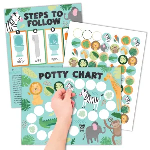 Safari Potty Training Chart | Sticker Charts | Early Education